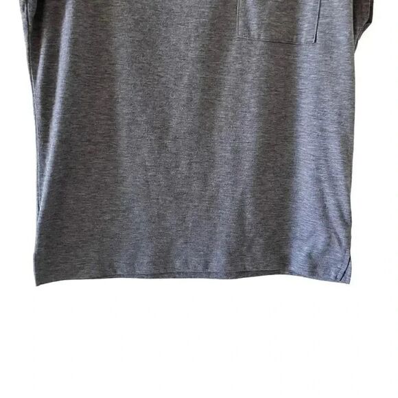 Mirol Charcoal Gray Short Sleeves Minimalist T-Shirt SZ M #1232 - Picture 4 of 12